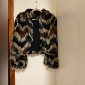 Ella Moos Faux Fur size Jacket size M